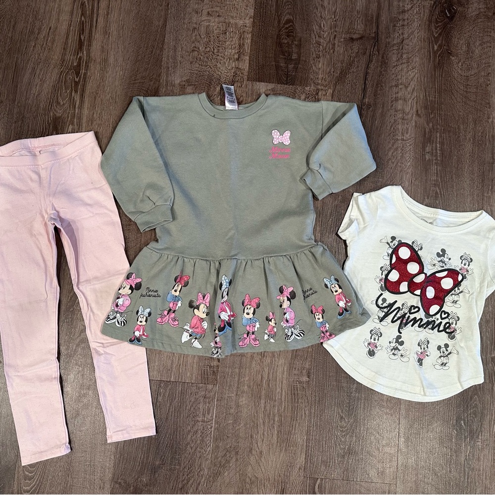 Minnie Mouse Outfit Set, size 5T